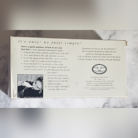 Ceramic Netipot for sinuses - Picture 6 of 8